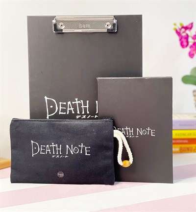 Death Note Tasarımlı Defter Kalemlik Ve Sekreterlik Kırtasiye SetigiftmodaGmhs101358