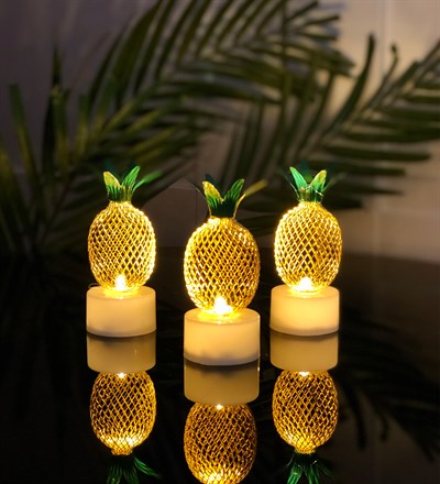 Mini Ananas Gece Lambası 3'lüGiftmodaGm-4047