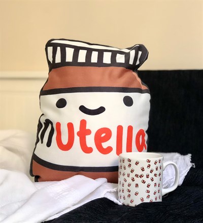 Nutella Tasarımlı Yastık Ve Kupa SetGiftmodaNutella-Yastık-Kupa
