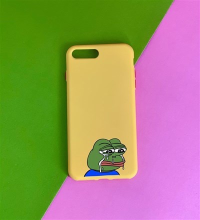 Kurbağa Pepe Tasarımlı iPhone 8 Plus Kılıf giftmodaGmklf100060