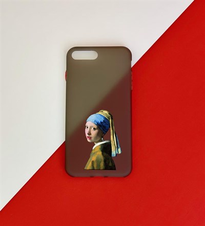İnci Küpeli Kız Tasarımlı iPhone 7 Kılıf giftmodaGmklf100028
